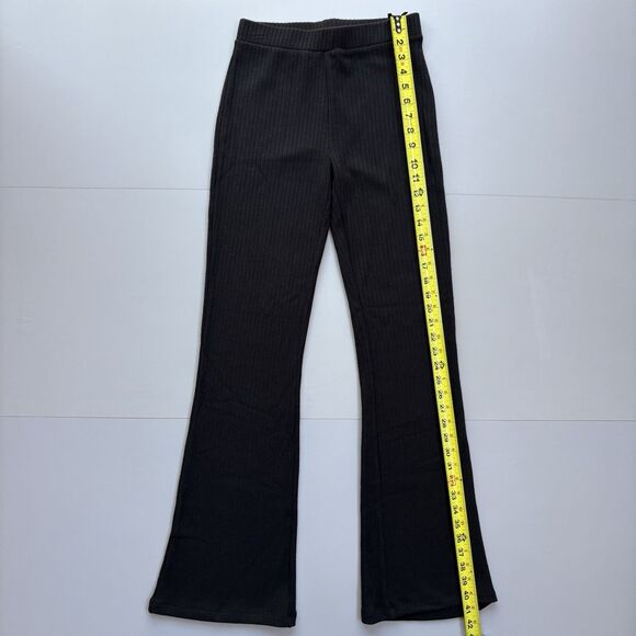 Vince Size XS Lot Of 2 Ribbed Stretch Flared Pull On Pant High Rise Soft Lounge - Picture 8 of 15